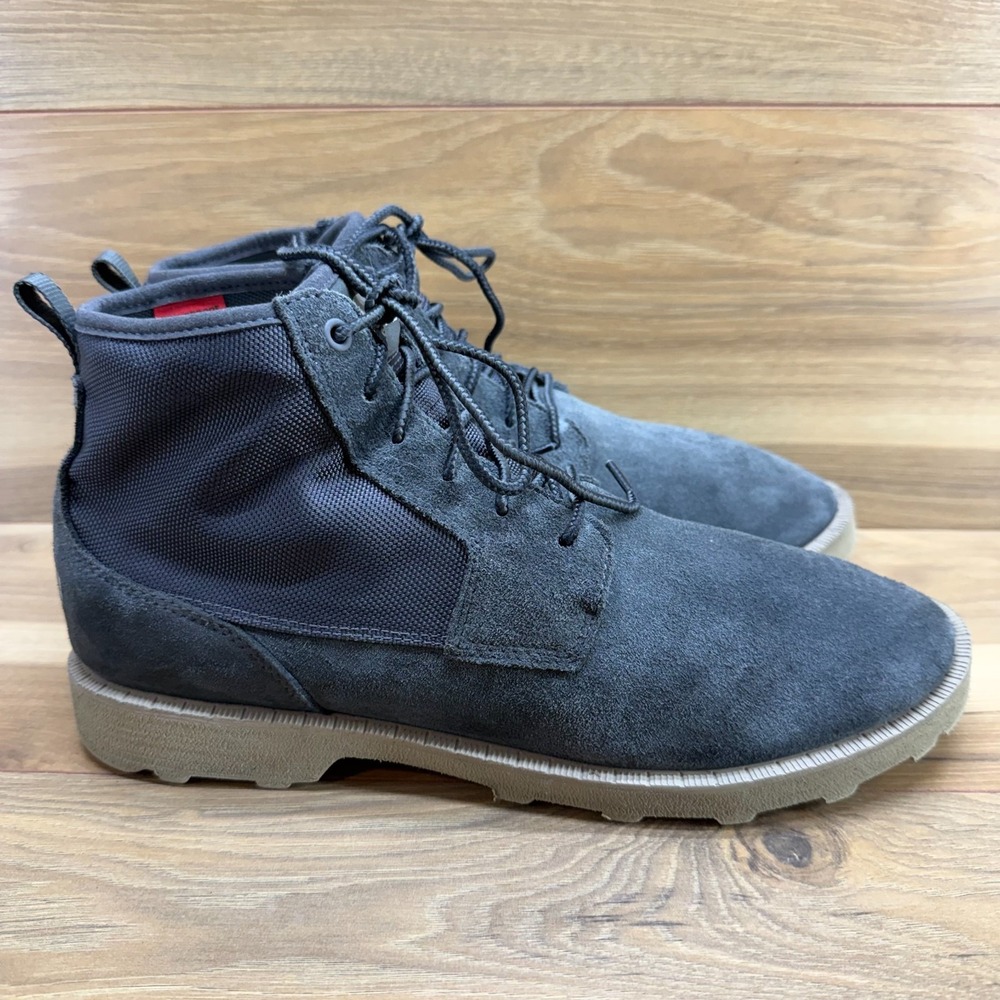Sorel Caribou OTM‎ Chukka Boots Mens 11.5 Gray Suede Ankle Lace Up Waterproof